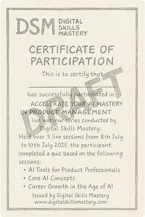 Certificate of participation